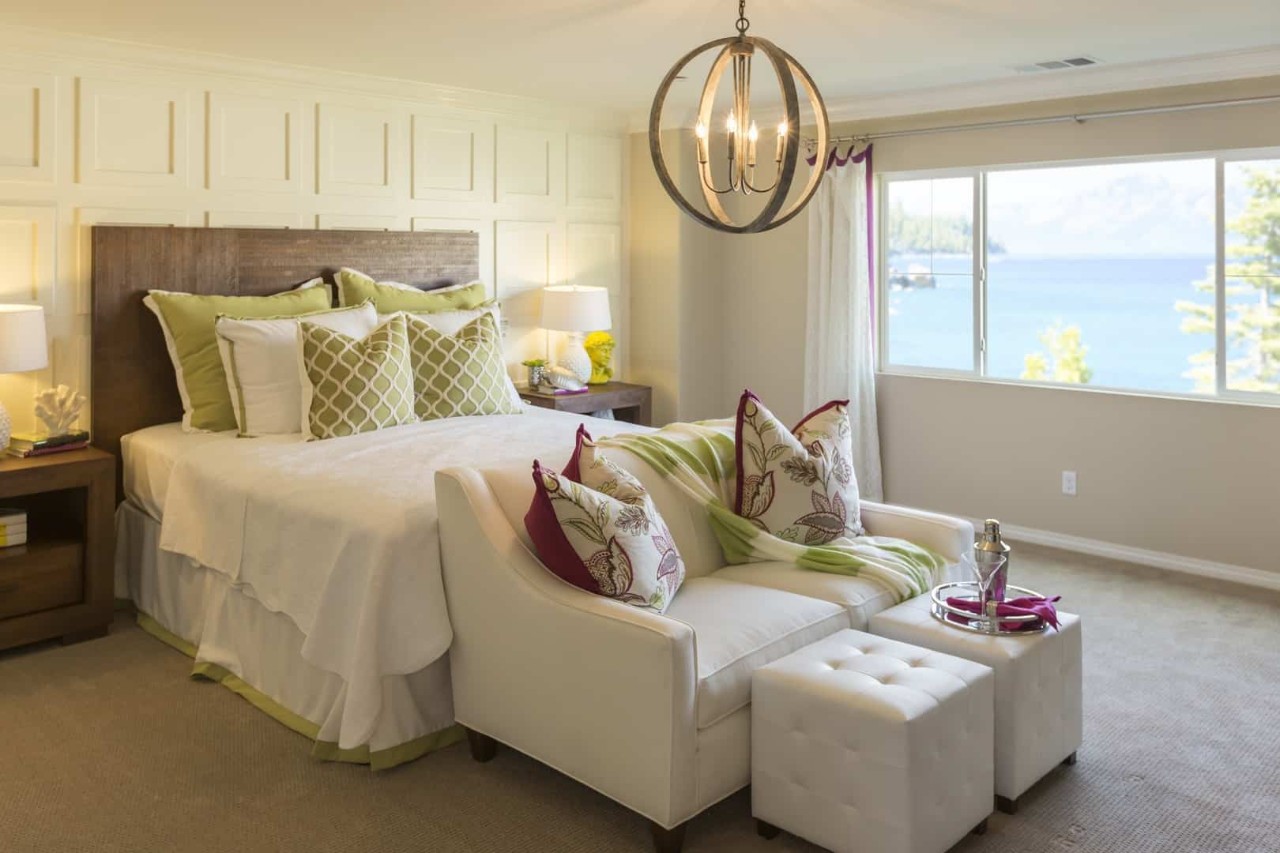 Personalizing Your Home's Interior Near Kennewick, Washington (WA) with gorgeous drapes and custom bedding.